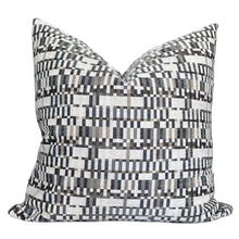 Load image into Gallery viewer, Multi Blue Dash Pillow Cover
