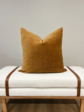 Load image into Gallery viewer, Burnt Rust Velvet Pillow Cover
