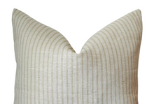 Load image into Gallery viewer, Linen Stripe Pillow Cover
