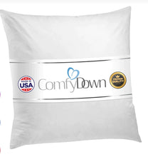 Load image into Gallery viewer, 16x22 Comfy Down Pillow Insert

